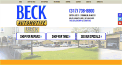 Desktop Screenshot of beckautomotive.com